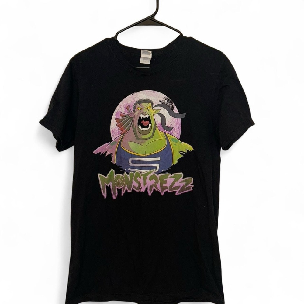 Men's T-shirt MONSTARS Space Jam MONSTREZZ Black Graphic Size M Gildan Cotton